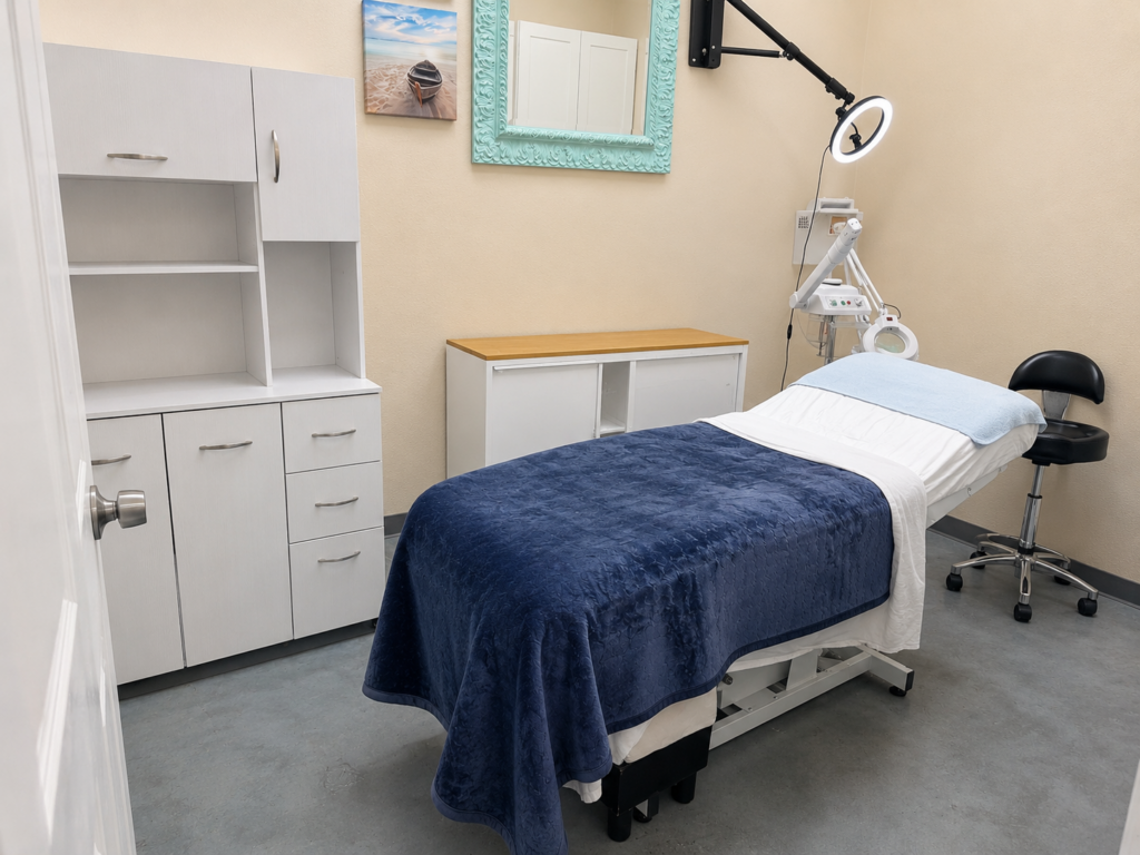 Private treatment room at Threadolysis