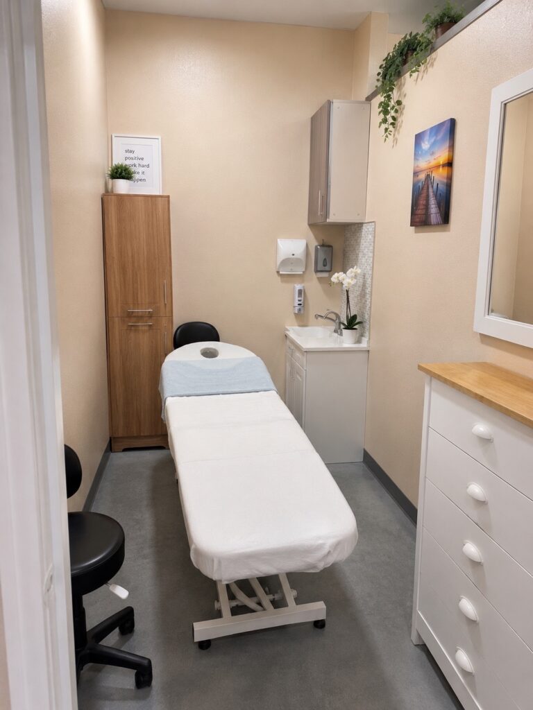 Second private treatment room at Threadolysis